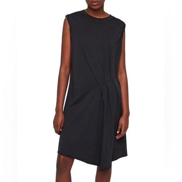 All Saints Duma Asymmetric Pleated Tank Dress ✨ - Picture 4 of 7